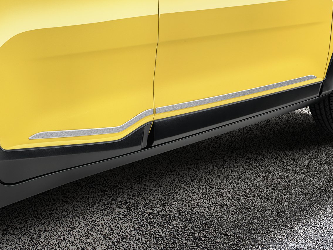 Side door trim lines, stainless steel brushed KIA Accessoires