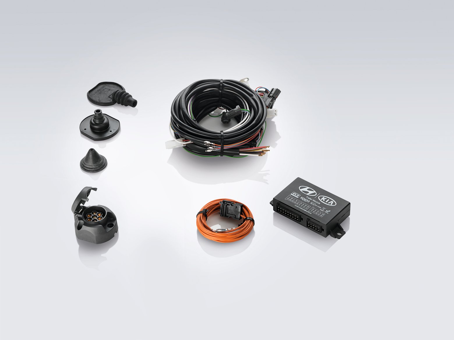 Tow bar wiring kit, 7p KIA Accessoires